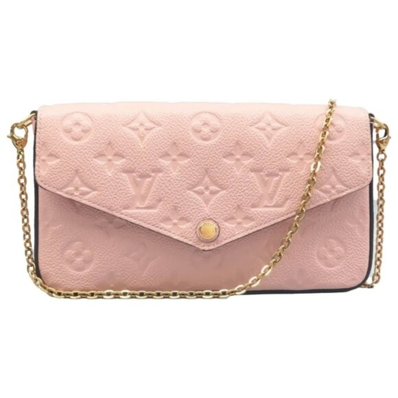 Louis Vuitton Handbags - 100% Authentic Louis Vuitton Pochette Felicie Pink W/P Monogram Shoulder Bag